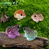 Paisagem Micro Criativa de Novo Produto Transfronteiriça Sapos, Sapos e Lagartos Pequenos que Brilham no Escuro Acessórios de Decoração para Paisagismo DIY Pequenos Ornamentos