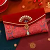 Sobres Rojos Estilo Chino Nuevo Boda Jintuan, Bolsas Creativas Vintage de Sobres Rojos, Sobres Rojos de Diez Mil Yuanes para Cambio de Título, Venta al por Mayor