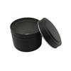 Preto Prata Marrom Multicolorido Redondo Pequena Lata 4oz Folha de Flandres Vela Perfumada Lata Emblema Joias Embalagem de Metal Caixa de Presente