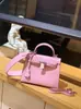 Bolso Kelly con Correa Ancha para el Hombro Bolso de Mujer Bolso de Mano de Alta Gama 2026 Nuevo Estilo Bolso de Hombro Elegante Bolso Cruzado de Moda Versátil