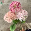 Hortensia 3D Tallo Único Hortensia Anna Arreglo de Escenario Flores Artificiales Arreglo Floral Romántico para Boda Flores Artificiales Decorativas