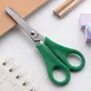 Papelería para Estudiantes Tijeras Hechas a Mano DIY Tijeras de Acero Inoxidable para Oficina Herramientas de Corte de Papel para el Hogar Set de Tijeras de Dibujos Animados para Arte