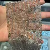 Cristal Super Siete Negro Dorado Natural de Alta Calidad Cuentas Redondas Cuentas Sueltas de Cristal Accesorios para Joyería DIY Pulseras con Cuentas Venta al por Mayor
