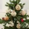 Decoración navideña colgante escena diseño árbol de Navidad bola transparente bola hueca colgante adornos creativos vestido de bricolaje