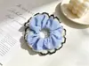 Goma para coleta estilo encaje con adorno floral, Scrunchie estilo coreano para mujer, Suministro para tienda de accesorios, Directo de la fábrica fuente