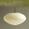 Lámpara de techo Noguchi Yong 26A Estilo Japonés Estilo Wabi-Sabi Pantalla Plana Redonda Restaurante Dormitorio Estudio Araña de Papel Algodón Primavera No Compacto 50En