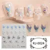 Zhengxiang Celebridad de Internet Estilo INS Calcomanía para Uñas 5D Suave con Relieve Bronceado Brillante Calcomanía DIY Calcomanía de Uñas con Piedras de Cristal