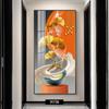 Ventas Directas de Fábrica Fu Lu Yu Sheng mural simple para pasillo moderno lujo ligero sala de estar de alta gama pasillo pasillo pintura decorativa