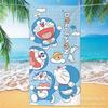 Toalla de Baño de Microfibra para Adulto Doraemon de Dibujos Animados Personalizada para Baño, Natación, Viaje, Portátil, Playa, Deportes