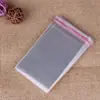 Bolsa de opp transparente para embalaje de ropa, 5 bolsas de seda autoadhesivas, bolsa de plástico con sellado, venta al por mayor de fábrica