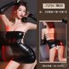 Roupa Íntima Sexy Feminina Sexy Secretária Rainha Uniforme Saia de Quadril Tentação Paixão Charme da Meia-noite Cheongsam Couro Patente 7291