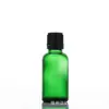 Frasco de Vidro Verde para Óleo Essencial com Conta-gotas de Ponta de Borracha, Frasco Dispensador de Sérum de 10ml, Frasco de Amostra de 30ml com Tipo Conta-gotas