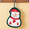 Toalla de Mano de Dibujos Animados Lindos Estilo Coreano Colgante Absorbente de Agua Secado Rápido Limpiar Triple Capa Engrosada Felpa de Coral Pañuelo de Cocina
