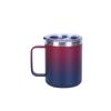 Taza de acero inoxidable 304 con asa de 12 oz, con logotipo imprimible y borde transfronterizo, taza de vacío de doble capa, taza de café con aerosol creativa
