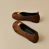 Mocassins Chanel de Fundo Plano para Mulheres, Novidade Versátil para Calçar e Tirar Fácil para Primavera/Verão 2026, Sapatos Casuais Mary Jane Temporada