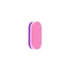 Mini Esponja Redonda Reta Tira de Esfregar Esponja para Lixar Unhas Tira de Polimento Lixa Esponja Ferramenta para Polimento de Unhas Tira de Lixa para Nail Art