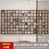 Estante Multitesoro de Pared Vitrina de Té Estante para Tazas de Té de Madera Maciza Estante de Almacenamiento para Juegos de Té Estantería para Sala de Estar Sala de Té