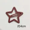 Presilha de Cabelo Estrela Dopamina de 4cm para Mulheres 2025 Tendência Clipe de Cabelo para Franja Presilha Bb Acessório de Cabelo