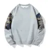 Sudadera de marca moderna estilo americano para hombre para primavera y otoño, talla grande, holgada, cuello redondo, manga larga, camiseta, ropa casual elegante para hombre de otoño, precio controlado a 78
