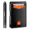 Cartera y Tarjetero RFID Ultradelgados con Protección Antirrobo, 80% de Descuento Clip de USD, Cartera Simple y Multifuncional