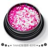 Brillo redondo mixto 1+2+3 mm para manualidades, lentejuelas, pasta, parche mágico para maquillaje de ojos, pegamento para esmalte de uñas, arte de uñas, venta al por mayor
