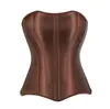 Top Bandeau de Seda de Origen Europeo Estilo Corte Ceñidor de Cintura Moldeador Sin Mangas con Ballenas Ropa de Abrigo Ropa Interior Sexy Moldeadora para Mujer