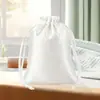 Bolsas de Cetim com Cordão em Estoque, Fechamento com Cordão Sacos Pequenos de Tecido para Armazenamento de Perucas, Sacos de Cetim com Cordão para Armazenamento à Prova de Poeira, Feito Sob Medida