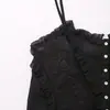 Z Estilo Europeu e Americano Transfronteiriço 2026 Nova Moda Elegante Roupas Femininas Atacado Camisola Transparente Bordada Top 0881073