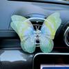 Nueva mariposa móvil creativa salida de aire de consola central de coche decoración decoración accesorios para coche curativos