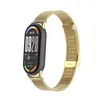 Adequado para Pulseira de Relógio Xiaomi Mi Band 10 Aço Inoxidável Milanês Tecido Fivela Xiaomi 9/8 Pulseira de Relógio Smart Bracelet