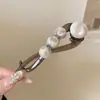 Pinza de pelo elegante para mujer, pinza de torsión de alta gama para la parte posterior de la cabeza, pasador floral, accesorio para el cabello, pinza de pico de pato