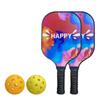Pickleball raqueta de pala de bola de panal de fibra de vidrio núcleo de competencia traje deportivo profesional de bola de panal