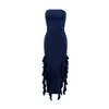 2026 Estilo Europeo y Americano Verano Transfronterizo Más Vendido Sexy Top Tubo Encaje de Medusa Vestido para Vacaciones en la Playa Venta al Por Mayor