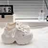 2025 Novos Sapatos Elevados Torre de Sola Grossa Femininos Elevados Moda Outwear EVA Paris Sandálias Esportivas Casuais