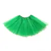 Saia Midi Popular Transfronteiriça Infantil, Saia Tutu Europeia e Americana, Saia Bufante, Saia de Balé, Saia de Tule, Saia de Dança de Seis Painéis de Três Camadas