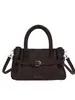 Hebilla de Cinturón de Moda Versátil Bolso Cesta Casual Elegante Bolso Cruzado al Hombro Moda Transfronteriza Bolso de Mano con Patrón de Lichi