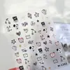 Adesivos Estéreo Relevo para Nail Art Coração Ins Cachorrinho Fofo Gatinho Fofo Padrão Unhas Doce Cool Estilo Japonês Estilo M1202