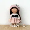 Al por mayor 14cm Mini Muñeco de Papa Ropa Muñeca Española Mia Juego de Vestir Falda Overol