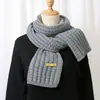 Cachecol de Xadrez para Mulheres Estilo Coreano Moda Outono e Inverno Versátil Imitação de Caxemira Espessado Quente Xale Dupla Face Cachecol de Estudante para Homens