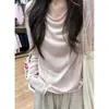 Camisa de Proteção Solar Verde Fina para Mulheres, Peça de Roupa Externa de Verão, Levemente Transparente, Solta, Camisa Base para Camada Interna, Camiseta, Top Versátil de Manga Longa