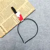 Faixa de Cabelo de Halloween Transfronteiriça para Crianças Festa Fantasia Cosplay Diversão Faixa de Cabelo de Diabinho Acessórios de Cabelo para Fantasia de Festival