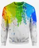 2026 Nova Blusa de Moletom Casual Masculina Transfronteiriça Mais Vendida Amazon Estampa Criativa 3D Exportação Jaqueta Casual Gola Redonda