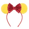Acessórios de cabelo do Mickey transfronteiriços bordado lantejoulas laço faixa de cabeça de festa faixa de cabeça de parque de diversões férias acessórios de cabelo infantis pronta entrega