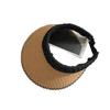 Nuevo Sombrero de Sol de Paja para Playa para Mujer, Transpirable, de Ala Ancha, con Encaje, Hueco, Protección Solar para Verano