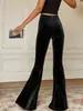 Pantalones de Mujer de Comercio Exterior Europeo y Americano Nuevos para Otoño e Invierno 2026, de Cintura Alta, Adelgazantes, Elegantes, Versátiles para el Uso Diario, Estilo Largo