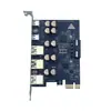 Tarjeta de Expansión PCIe a Tipo-C USB 3.2 20Gbps sin Controlador Adaptador para Computadora de Escritorio Sin Fuente de Alimentación