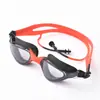 Gafas de Natación Impermeables y Antivaho Gafas de Natación Modernas Gafas de Natación para Miopía para Hombres y Mujeres Marco Grande Equipo de Buceo y Natación