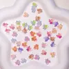 Accesorios de Arte para Uñas de Dibujos Animados de Abejitas Coloridas, Resina Luminosa, Pequeños Accesorios de Resina Lindos Tridimensionales, Accesorios para Uñas de Bricolaje