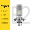 Luces de motocicleta hueso de pescado T19-H4 luz de doble cara tres garras luces de luz fuerte incorporadas luces de triciclo para coche eléctrico al por mayor