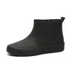 Moda Transfronteriza Moda Japonesa y Coreana Botas de Lluvia para Mujer Combinan con Todo Suela Suave Zapatos Impermeables Antideslizantes Zapatos de Goma para Cocina Zapatos para Lavar el Coche de Mujer